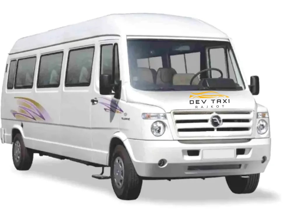 Tempo Traveller 14 Seater Rajkot Dev Taxi